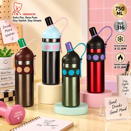 Tumbler Motif Polos dan Pelindung Silicone I…