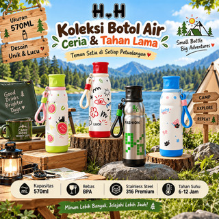 x HAH Tumbler Termos Kids & Students Motif…