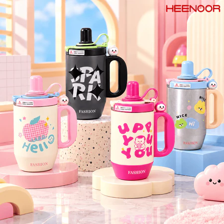 x HAH Tumbler Termos Motif Kartun Lucu + Segel…