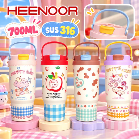 Tumbler Termos Motif Gambar Lucu + Dua Segel…