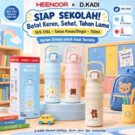 D.KADI Motif Kartun Lucu + Dua Cara Minum +…