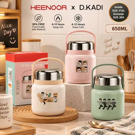 D.KADI Termos Rantang Tunggal Mini Motif Tokoh…
