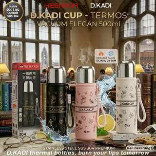 D.KADI Tumbler Termos Motif Bunga Elegant +…