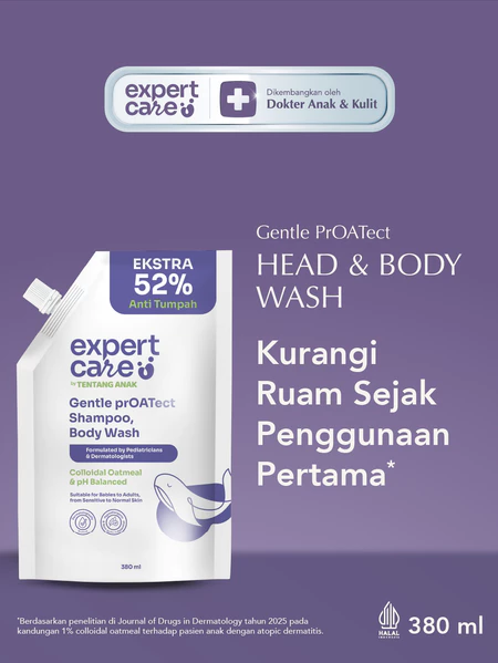 Expert Care Shampoo and Body Wash 380 ml Refill…