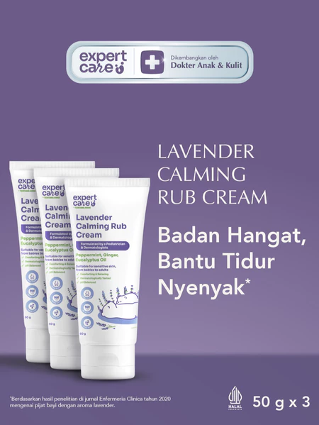 Expert Care Paket 3 pcs Calming Rub Cream Laven…
