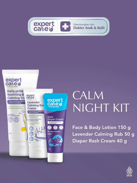Expert Care Calm Night Kit - Face & Body Lotion…