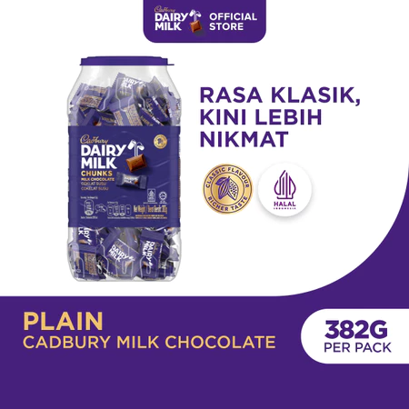 Cadbury Dairy Milk Chunks Toples 382g