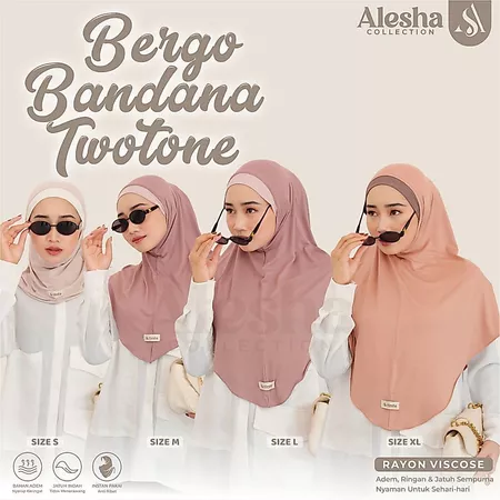 Alesha Jilbab Bergo Kalea