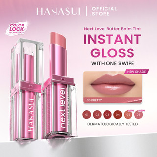 Hanasui Next Level Butter Balm - Color Tinted Lip Balm Melembabkan & Mencerahkan