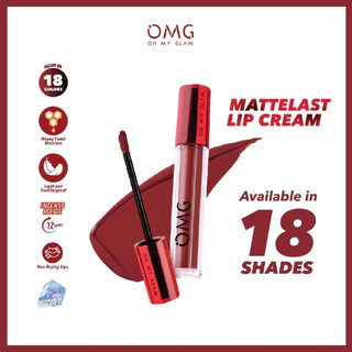 OMG OH MY GLAM Mattelast Lip Cream x BEAR || Lipstik Lipcream Waterproof