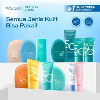 Wardah Sunscreen UV Shield All Series (Airy Smooth Essential Gel Acne Calming Aq