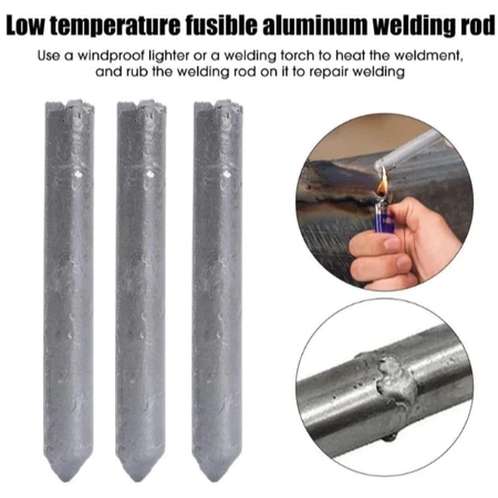 3 Pcs Batang Las Aluminium Suhu Rendah Timah
