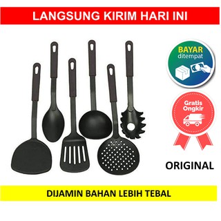 Spatula Set 6in1 Nylon Food Grade Dapur