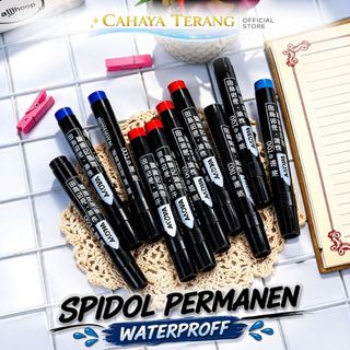 Spidol Permanen Tahan Air Cepat Kering 14cm
