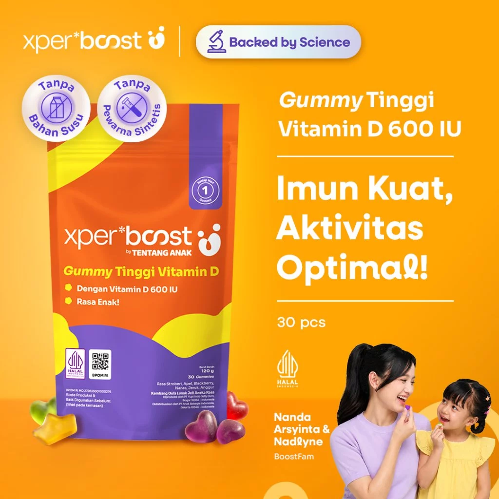 Expert Boost - Gummy Vitamin D 600 IU | Vitamin D Anak dan Dewa